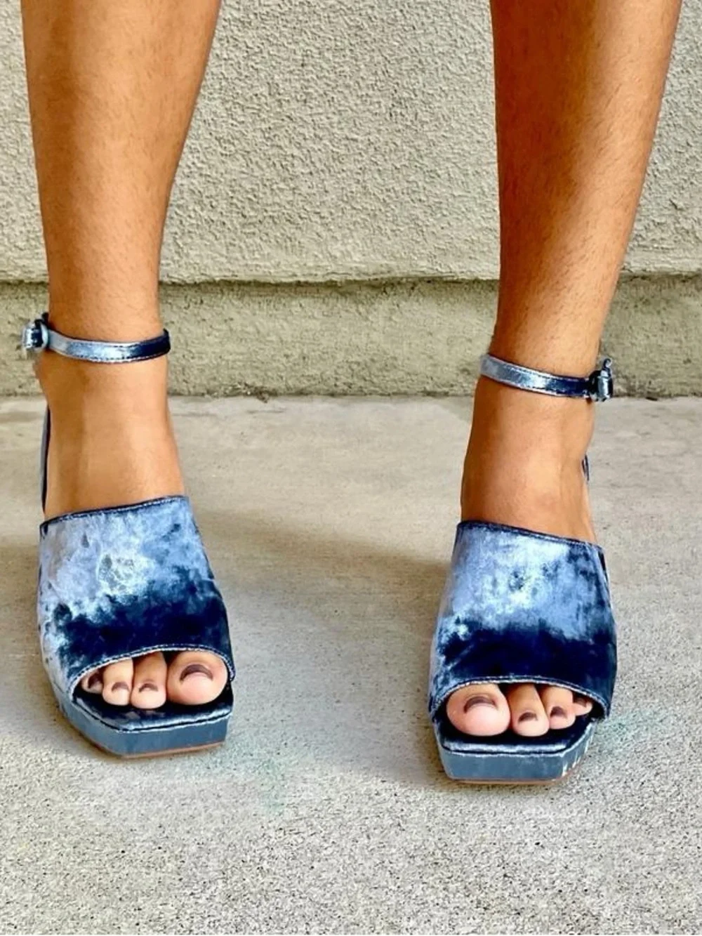 SAM EDELMAN Miranda Platforms - Deja Blue